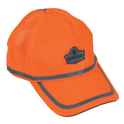 Ergodyne GloWear 8930 Hi-Vis Baseball Cap, Hi-Vis Orange, 6/CA, #23238 Ergodyne GloWear 8930 Hi-Vis Baseball Cap, Hi-Vis Orange, 6/CA, #23238