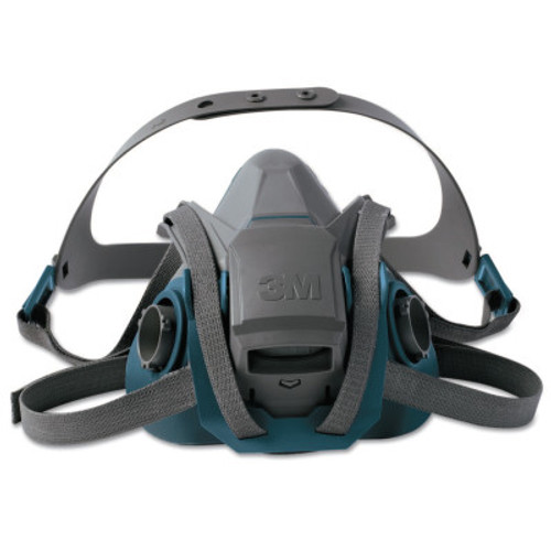 3M Rugged Comfort Quic-Latch Half-Facepiece Reusable Respirators, Large, 1/EA, #7000128241