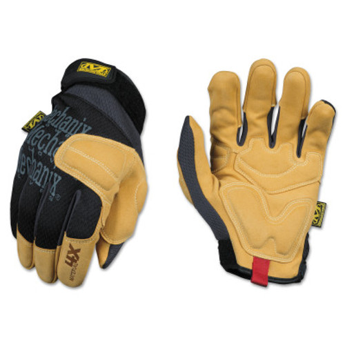 MECHANIX WEAR, INC Material4X Padded Palm Gloves, Black/Tan, Medium, 1/PR, #PP4X75009