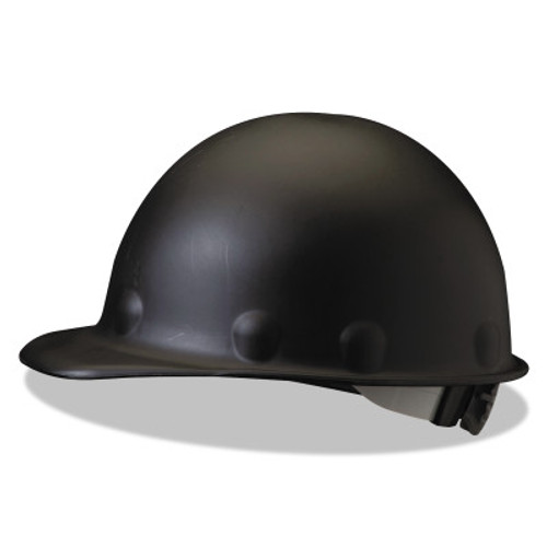 Fibre-Metal by Honeywell P2 Series Roughneck Hard Cap, SuperEight Ratchet, Black, 1/EA, #P2ARW11