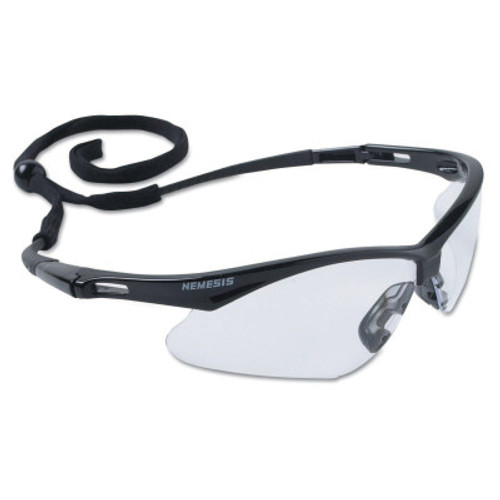 Kimberly-Clark Professional V30 Nemesis* Safety Eyewear, Clear Anti-Fog Lens, Black Frame, 1/PR, #25679