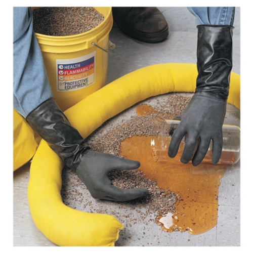 SHOWA Butyl II Chemical-Resistant Gloves, Size 11, Black, 1/PR, #87411