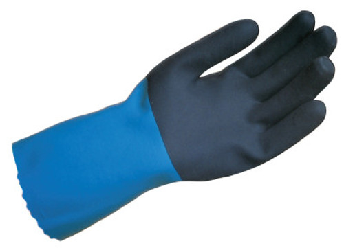 MAPA Professional StanZoil NL-52 Gloves, Blue/Black, Rough Finish, Large, 12/BAG, #337420