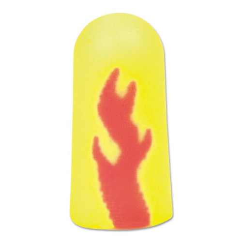 3M E-A-Rsoft Yellow Neon Blasts Foam Earplugs 312-1252, Polyurethane, Yellow, Uncorded, 200/BX, #7000002304