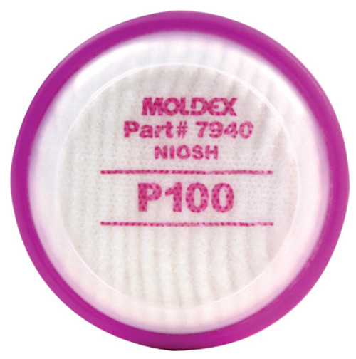 Moldex 7000 & 9000 Series Filter Disks, Oil and Non-oil Particulates, P100, 1/PR, #7940