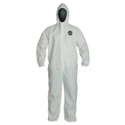 DuPont ProShield NexGen Coveralls with Attached Hood, White, 4X-Large, 25/CA, #NG127SWH4X0025NP