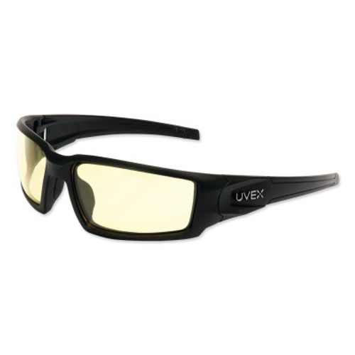 Honeywell Hypershock Safety Eyewear, Amber Lens, Uvextreme Plus AF, Black Frame, 1/EA, #S2942XP
