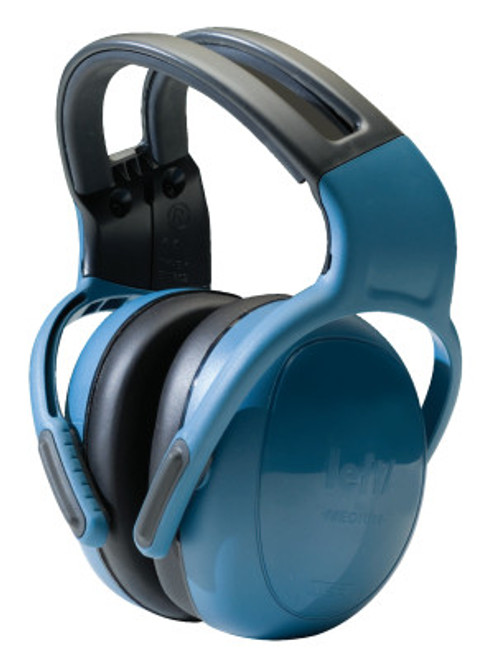 MSA left/RIGHT Earmuffs, 25 dB NRR, Blue, Headband, 1/EA, #10087426