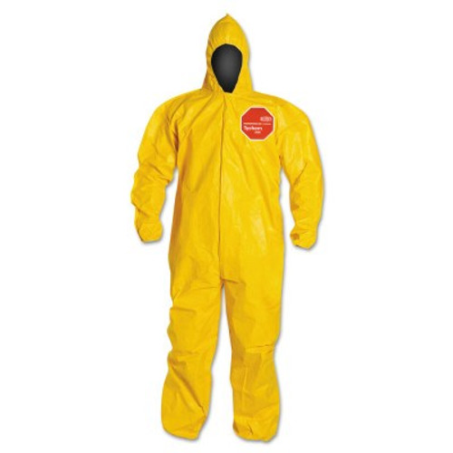 DuPont Tychem 2000 Coveralls with Attached Hood, 3X-Large, Yellow, 12/CA, #QC127BYL3X001200 DuPont Tychem 2000 Coveralls with Attached Hood, 3X-Large, Yellow, 12/CA, #QC127BYL3X001200