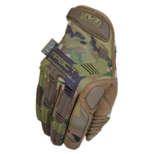 MECHANIX WEAR, INC MultiCam M-Pact Gloves, Large, 10/BX, #MPT78010