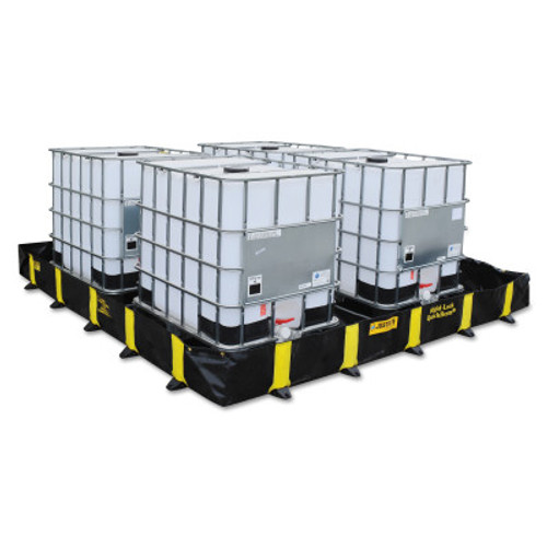 Justrite QuickBerm Spill Containment Berms, Black, 2390 gal, 20 ft x 16 ft, 1/EA, #28552