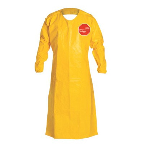 DuPont? Tychem QC Apron with Long Sleeves One Size, Yellow, 12/CA, #QC278BYL00001200