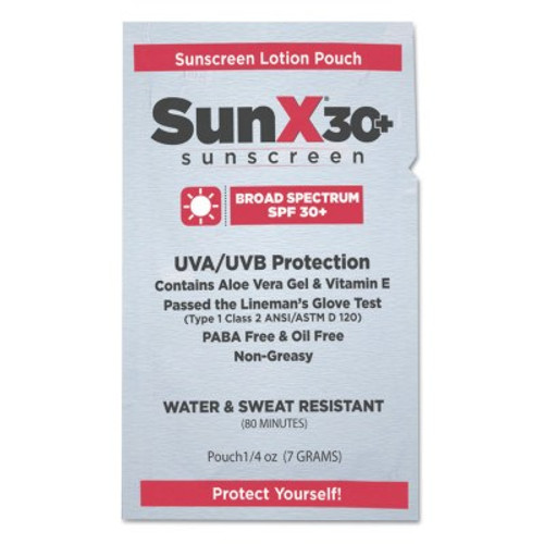 First Aid Only SunX30 Sunscreen Lotion Packets, 1/BX, #18399 First Aid Only SunX30 Sunscreen Lotion Packets, 1/BX, #18399