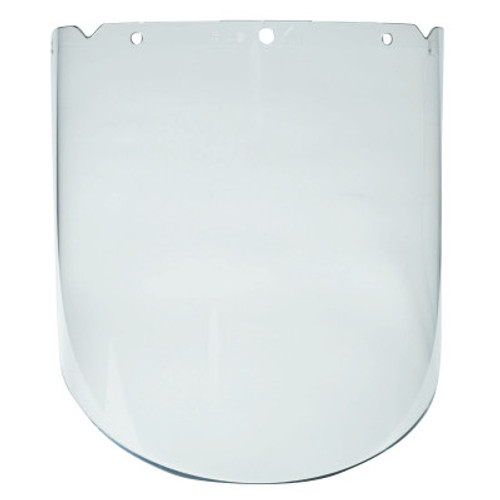 MSA V-Gard Heavy-Duty Visor for Elevated Temperature, AF/AS, Clear 9.25" x 17" x .098" (1/Pkg.) #10115844