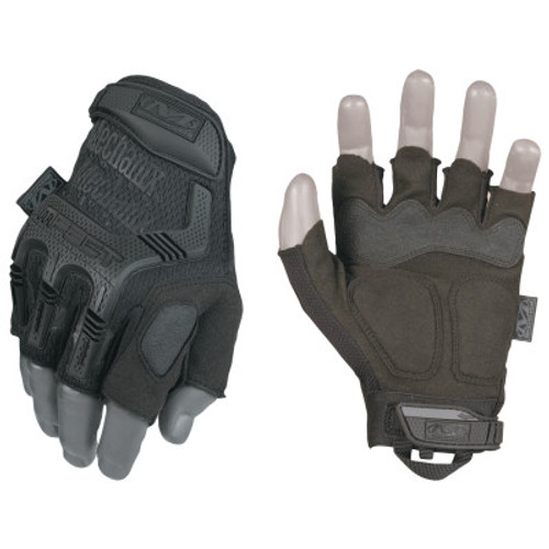 MECHANIX WEAR, INC M-Pact Gloves, Black, Medium, Fingerless, 1/PR, #MFL55009