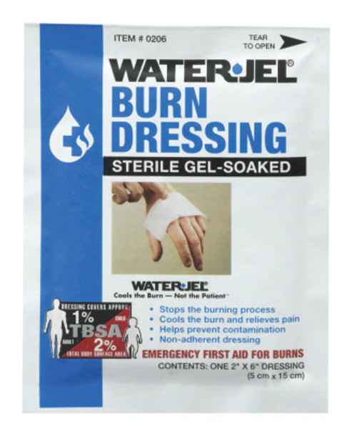Honeywell Water Jel Burn Products, Dressing, 2 in x 6 in, 1/EA, #49078