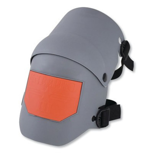 Sellstrom KneePro Ultra Flex III Knee Pads, Elastic Straps w/Quik-Snap Clips, Grey/Org, 1/PR, #S96110