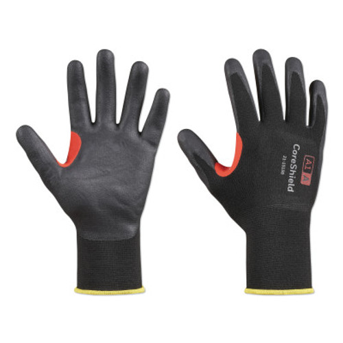 Honeywell CoreShield? A1/A Coated Cut Resistant Gloves, 11/XXL, Nylon, Nitrile Micro-Foam, 15 ga, Black, 1/PR, #211515B11XXL