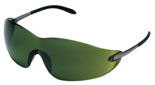 MCR Safety Blackjack Elite Protective Eyewear, Green 3.0 Lens, Duramass Scratch-Resistant, 1/EA, #S21130