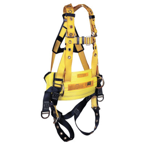 Capital Safety Delta Derrick Harness with Pass Thru Connection, Back & Lifting D-Rings, X-Large, 1/EA, #1106354