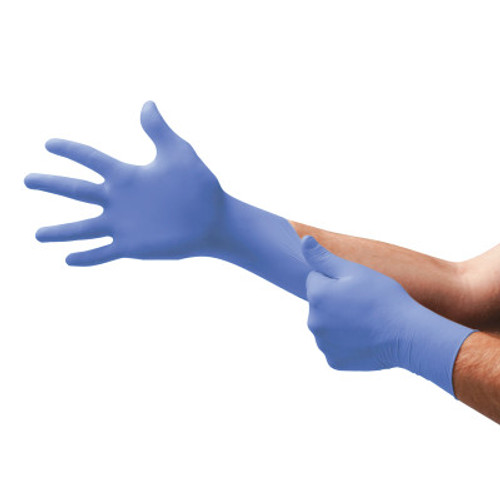 GENERAL SUPPLY General Purpose Nitrile Gloves, Powder-Free, Large, Blue, 3  4/5 mil, 1/CT