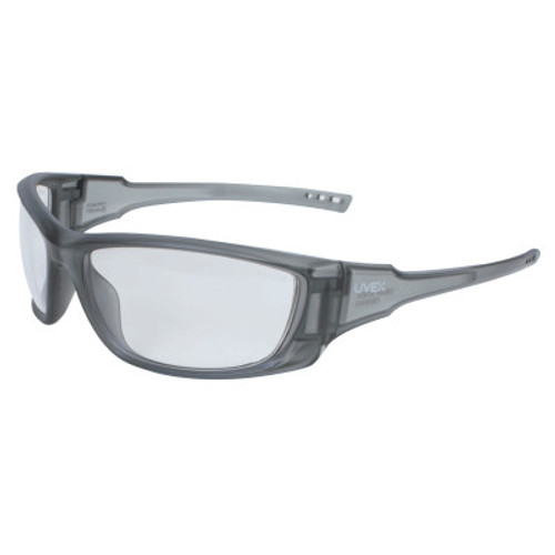 Honeywell A1500 Series Safety Eyewear, Clear Lens, Hard Coat, Gray Frame, 10/PK, #S2160