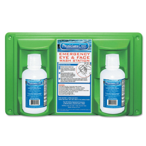 First Aid Only Eye & Skin Flush Emergency Station/Replacement Twin Bottles, 16 oz, 1/EA, #24102