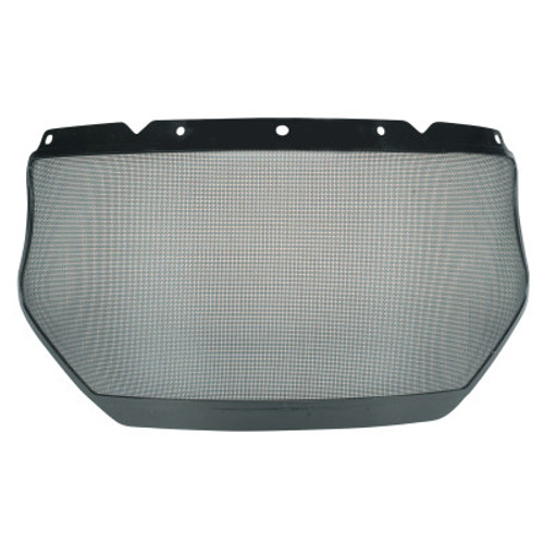 MSA V-Gard General Purpose Mesh Visor, Plastic Edged Wire Mesh, Black 8" x 17" (10/Pkg.) #10116557