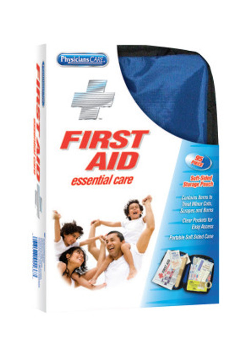 First Aid Only Soft-Sided First Aid Kits, 95 Piece, Fabric, 12/CA, #90166