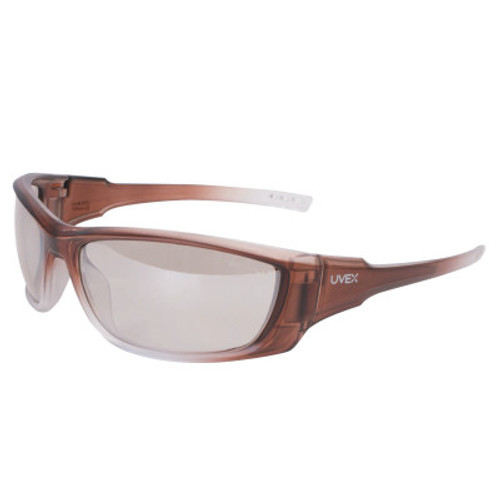 Honeywell A1500 Series Safety Eyewear, SCT-Reflect 50 Lens, Hard Coat, Matte Brown Frame, 10/PK, #S2174