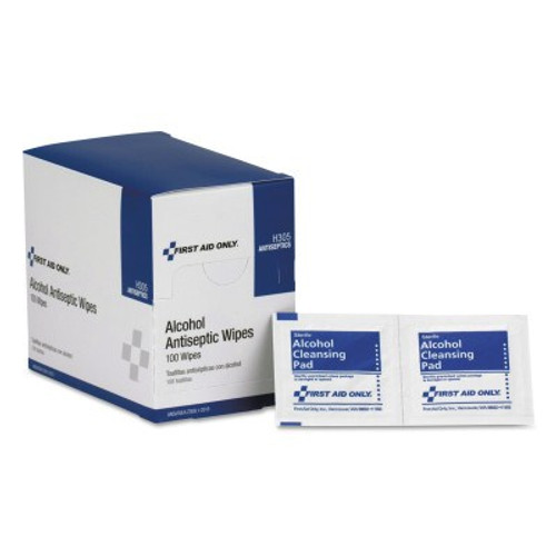 Honeywell Alcohol Wipes, 100/BX, 1/BX, #H305