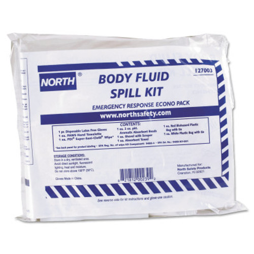 Honeywell Bloodborne Pathogens Spill Clean-Up Kits, Spill Control, Plastic, 12/CS, #127003