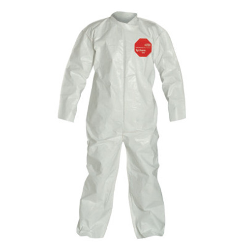 DuPont Tychem SL Coveralls, White, X-Large, 12/CA, #SL120BWHXL001200