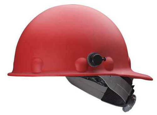 Fibre-Metal by Honeywell P2 Series Roughneck Hard Cap, SuperEight SwingStrap w/Quick-Lok, Red, 1/EA, #P2AQSW15