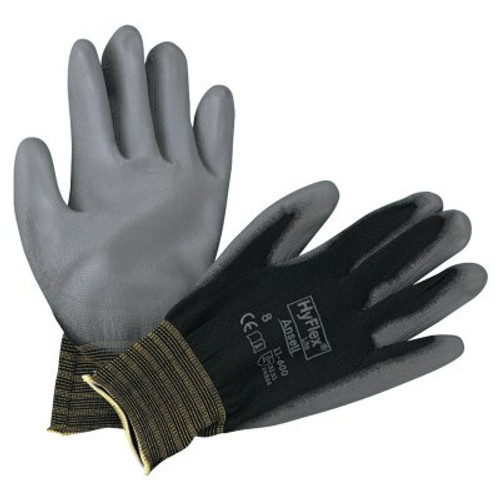Ansell HyFlex 11-600 Palm-Coated Gloves, Size 8, Black, 12 Pair, #103361 Ansell HyFlex 11-600 Palm-Coated Gloves, Size 8, Black, 12 Pair, #103361