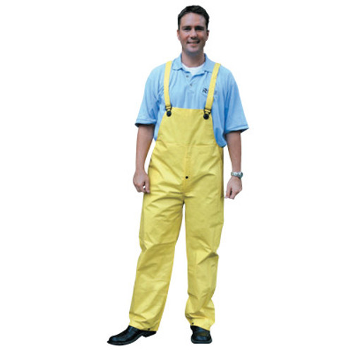 MCR Safety 300BP Wizard Bib Pants, Yellow, X-Large, 1/EA, #300BPXL