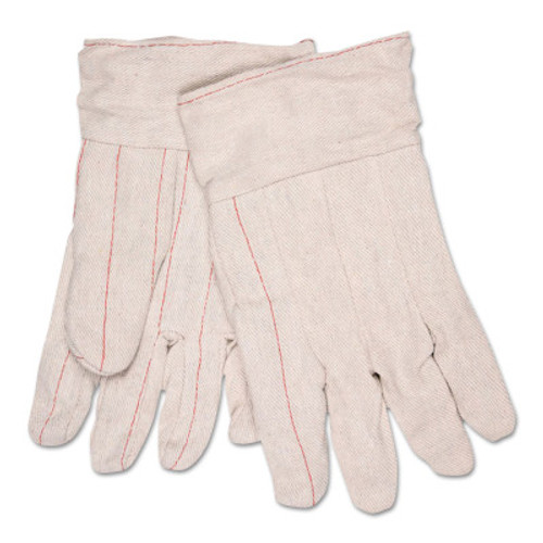 MCR Safety Double Palm and Hot Mill Gloves, Cotton, 12 Pair, #9018CB