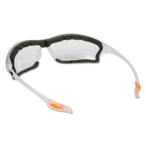 MCR Safety LAW Protective Eyewear, Clear Lens, Duramass Anti-Fog, Clear Frame, Nylon, 12/DZ, #LW310AF