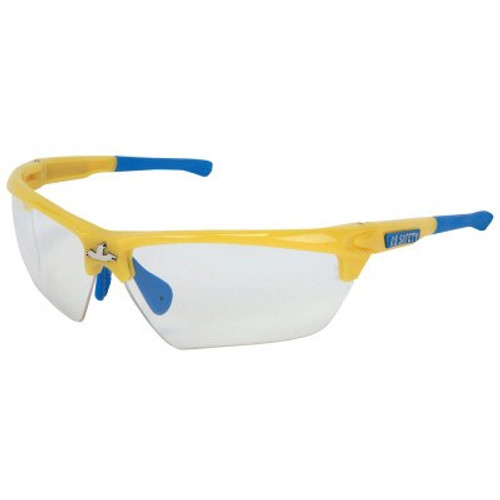 MCR Safety Dominator DM3 Safety Glasses, Clear Lens, MAX6 Anti-Fog, Yellow Frame, 12/DZ, #DM1340PF MCR Safety Dominator DM3 Safety Glasses, Clear Lens, MAX6 Anti-Fog, Yellow Frame, 12/DZ, #DM1340PF