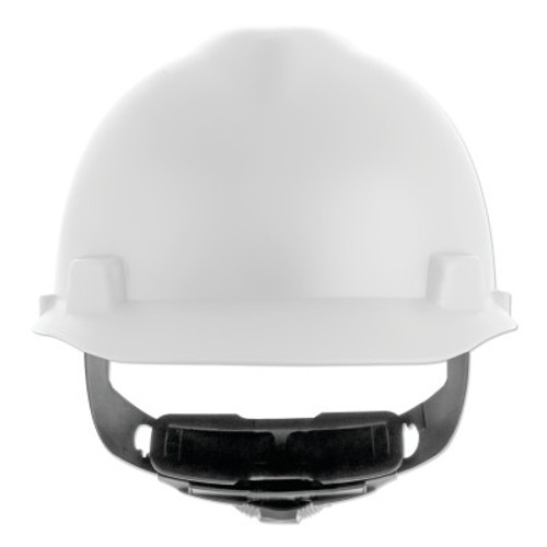 MSA V-Gard Cap-Style Hard Hat with Fas-Trac III Suspension, Matte, White, 1/EA, #10203081