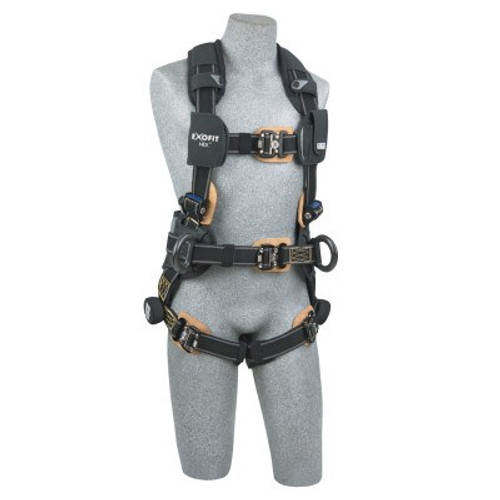 Capital Safety ExoFit NEX Arc Flash Construction Style Positioning Harnesses, 2 D-Rings, XL, QC, 1/EA, #1113318