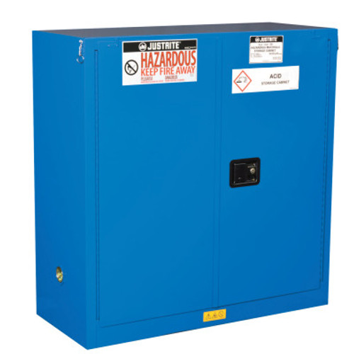 Justrite Sure-Grip EX Hazardous Material Steel Safety Cabinet, 30 Gallon, 1/EA, #863028