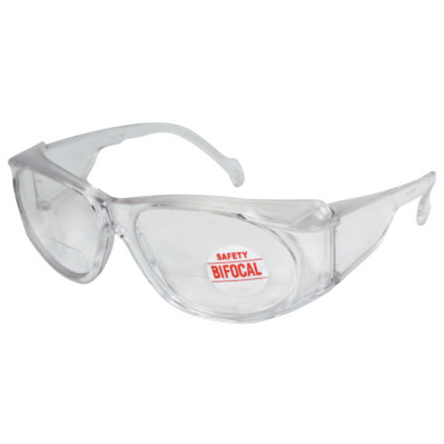 Anchor Products Bifocal Safety Glasses, 2.50 Diopter, Clear, 1/EA, #BF250