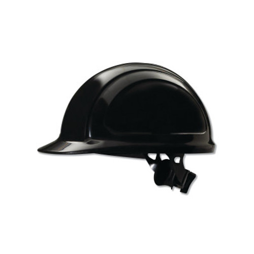 Honeywell North Zone N10 Hard Hat, Ratchet Suspension Black, 12/PK, #N10R110000