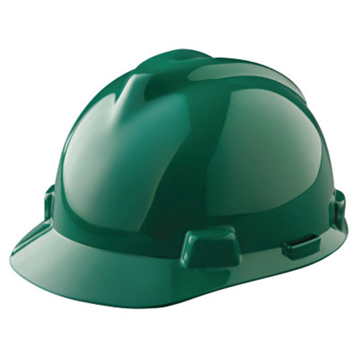 MSA V-Gard Protective Caps, Staz-On, Cap, Green, 1/EA, #463946