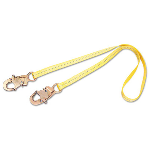 Capital Safety Web Lanyards, 11 1/4 in, Self-Locking Snap Hook, 310 lb, 1/EA, #1231103