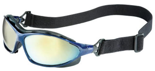 Honeywell Seismic Sealed Eyewear, Reflect-50 Lens, UvextraAF, Metallic Blue Frame, 10/CT, #S0624X