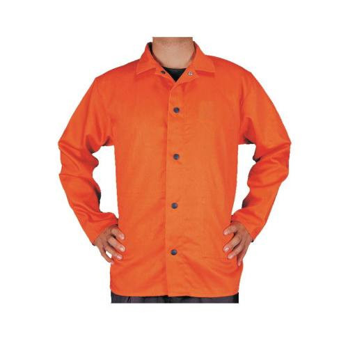 Best Welds Premium Flame Retardant Jacket, Large, Orange, 1/EA, #1230L