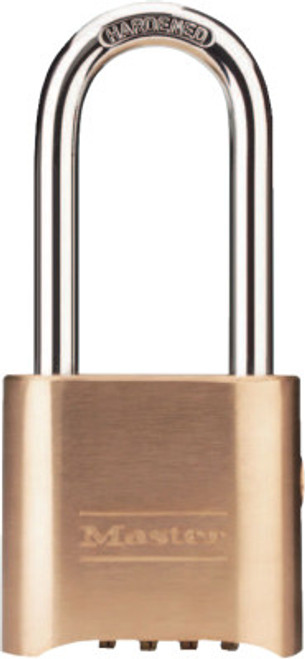 Master Lock No. 176 & 177 Resettable Combination Locks, 5/16 in Diam., 2 1/8 in L X 1 in W, 6/BOX, #176LH