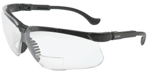 Honeywell Genesis Readers Eyewear, Gray +2.0 Diopter Polycarb Hard Coat Lenses, Blk Frame, 10/CT, #S3772